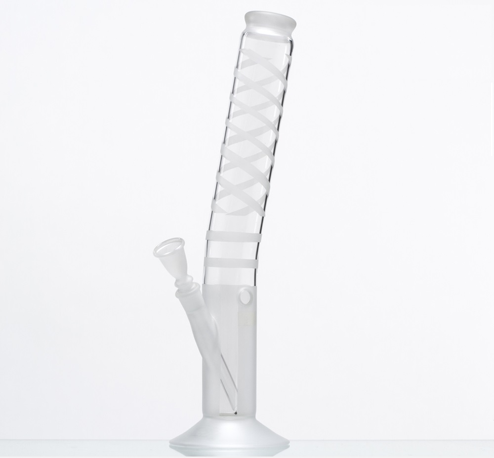 Stikla bongs "Linksmieji Dryžiukai" 43cm