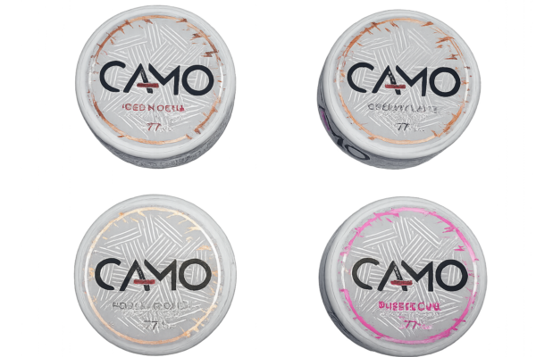 CAMO nikotīna spilventiņu komplekts – 4 garšas vienā iepakojumā!