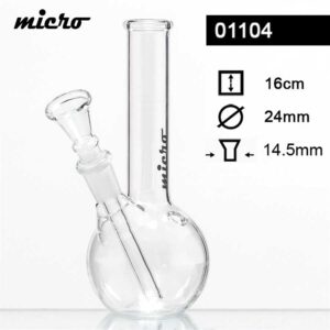 Stikla ūdenspīpe "Micro" 16 cm