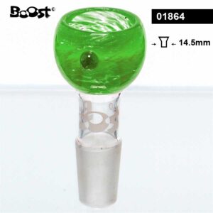 Stikla galva "Boost Green" (14,5 mm)