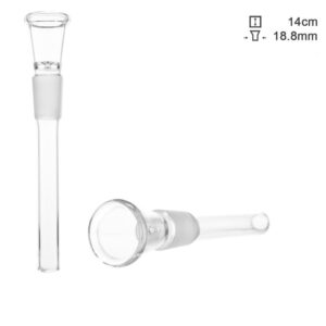 Stikla caurule ūdensvadam 18,8 mm 14 cm