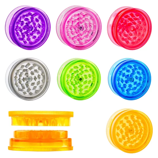 Divdaļīgs akrila smalcinātājs 60 mm