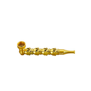 Metāla pīpe CH Skull Gold