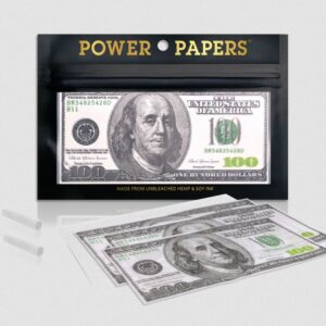 Rullējamā papīra komplekts "Power Papers King Size Benjamin Franklin" 12 lapas