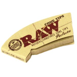 Salokāmi papīra filtri "RAW Perfecto Cone Tips" 32 loksnes