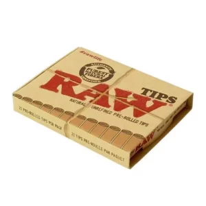 Papīra fliteru "RAW Prerolled Tips" 21 gab.