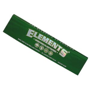"Elements Green King Size Slim" 32 loksnes
