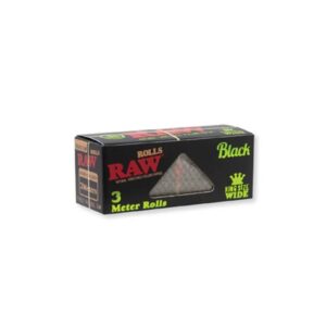Ietinamais Papīrīši RAW melns organisko kaņepju KS Rolls 3 m