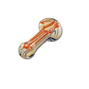 Stikla pīpe Rainbow Lines 7cm