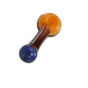 Stikla pīpe "Mixed design YB" 11 cm