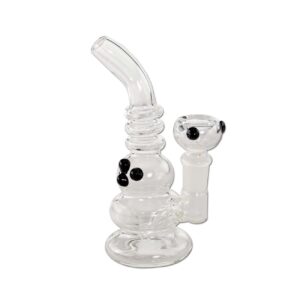 Stikla ūdenspīpe "BL Mini Bubbler Black" 15 cm