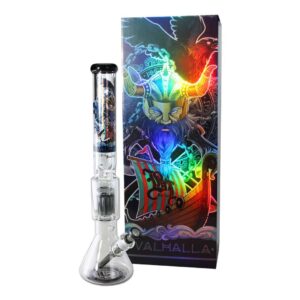 Stikla ūdenspīpe kastītē Black Leaf Valhalla 50cm