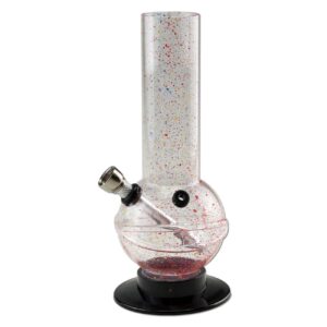 Akrila ūdenspīpe "Caurspīdīgi pelēka" 19.5 cm