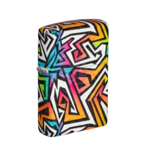 Šķiltavas "Zippo krāsainais grafiti dizains"
