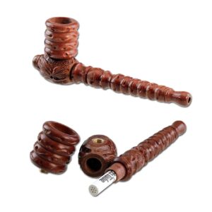 Koka pīpe su anglies filtru "Wooden art" 15,3cm