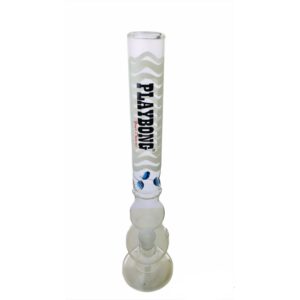 Stikla ūdenspīpe "Play Bong Double Bubble" 45 cm