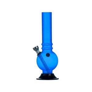 Akrila ūdenspīpe "Zilais burbulis" 20 cm
