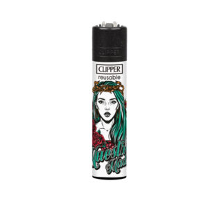 Klasiskās Šķiltavas Clipper Hard Tattoo II 4 ar tetovējumu mākslas dizainu