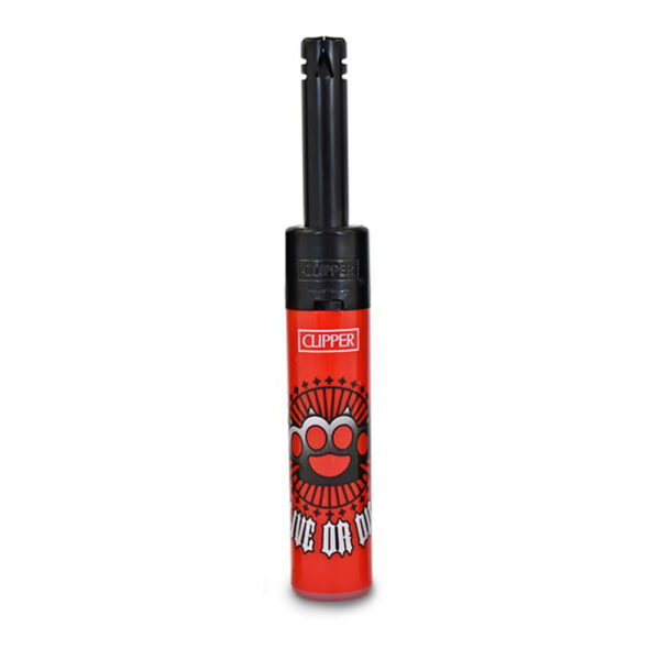 Pagarinātās Šķiltavas Clipper Minitube Tattoo 2 ar tetovējumu mākslas grafiku Pagarinātās Šķiltavas Clipper Minitube Tattoo 2 ar tetovējumu mākslas grafiku