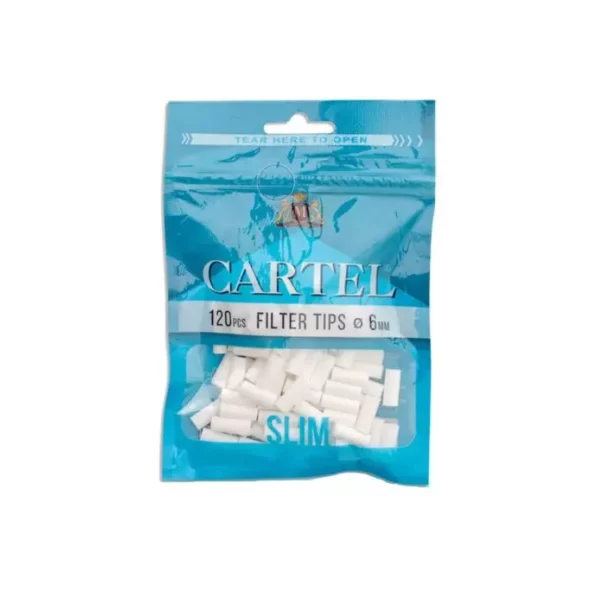 Cigarešu filtri Cartel Slim (120 gab.) Cigarešu filtri Cartel Slim (120 gab.)