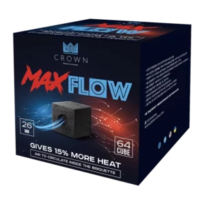 Crown MaxFlow 26mm – Premium dabīgā kokosriekstu ogles