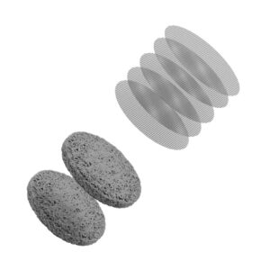 Enso ūdenspīpes sieta un vaska spilventiņu komplekts