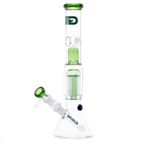 Stikla ūdenspīpe Grace Glass Green Shotgun 35cm