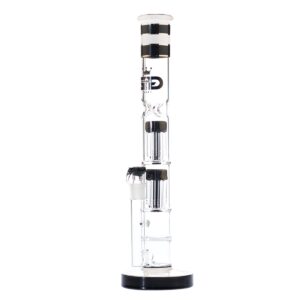 Stikla ūdenspīpe "Grace Glass Black Cane Tower" 45 cm