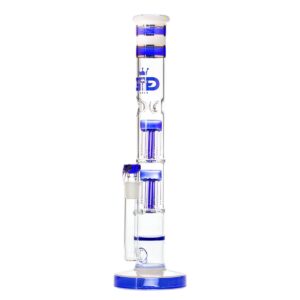 Stikla ūdenspīpe "Grace Glass Blue Cane Tower" 45 cm