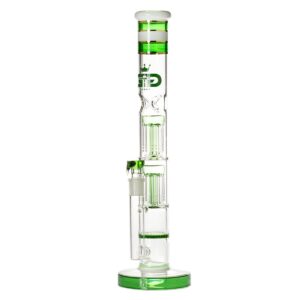 Stikla ūdenspīpe "Grace Glass Green Cane Tower" 45 cm
