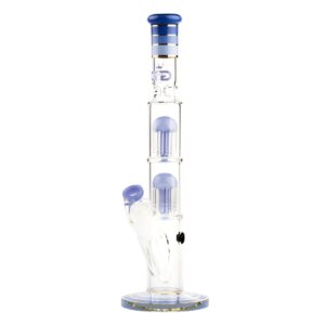 Stikla ūdenspīpe "Grace Glass Big Blue Cane" 41 cm
