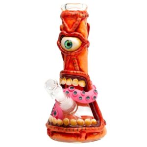 Stikla ūdenspīpe "Grace Glass Beauty Glowing Red Beaker" 32 cm