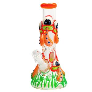 Stikla ūdenspīpe "Grace Glass Beauty Glowing Forest Beaker" 32 cm.