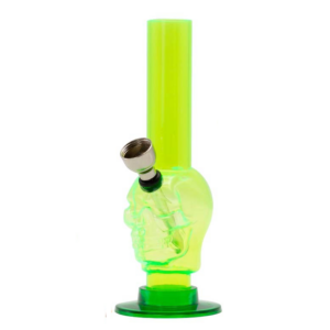 Akrila ūdenspīpe "Amsterdam Skull Green" 13.5cm