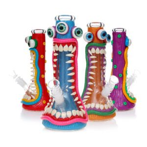 Stikla ūdenspīpe "Mazais monstru krūzīte" 26 cm