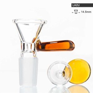 Stikla galva ar dzintara rokturi (14,5 mm)