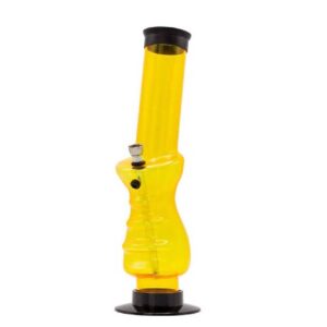 Akrila ūdenspīpe "Amsterdam Grip Yellow" 32cm