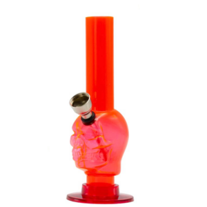 Akrila ūdenspīpe "Amsterdam Skull Red" 13.5cm