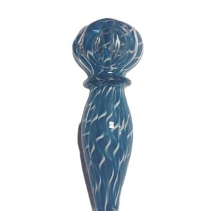 Stikla pīpe „Blue Stream“, 12 cm