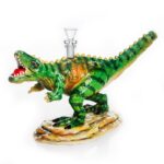 Stikla ūdenspīpe Dino 17 cm