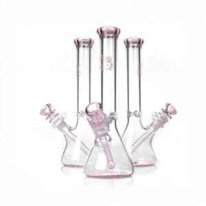 Stikla ūdenspīpe Hello Pinky Beaker 25 cm