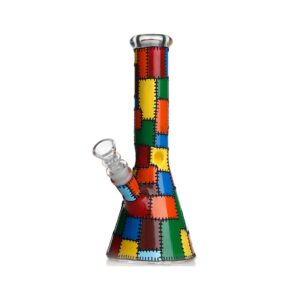 Stikla ūdenspīpe "Quilted Icy Beaker" 25 cm
