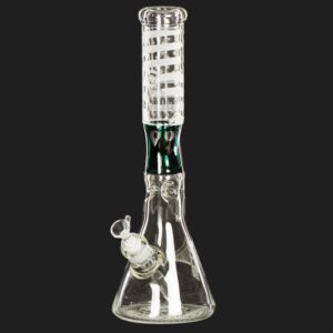 Stikla ūdenspīpe "Amsterdam Make Bongs Great Again Emerald beaker" 38 cm