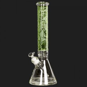 Stikla ūdenspīpe "Amsterdam Green Knight" 40 cm
