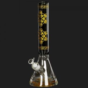 Stikla ūdenspīpe "Amsterdam Geometric Art Sun Beaker" 40cm