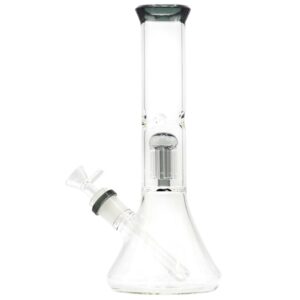 Stikla ūdenspīpe "Amsterdamas pelēkā medūza" 28cm