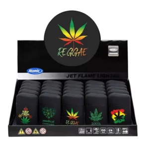 Šķiltavas Cannabis Jetflame zila liesma