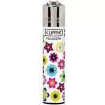 Klasiskās formas Šķiltavas Clipper Flower Power 1 ar košu ziedu grafiku