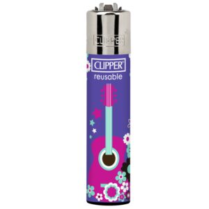 Klasiskās formas Šķiltavas Clipper Flower Power 4 ar ziedu motīvu grafiku