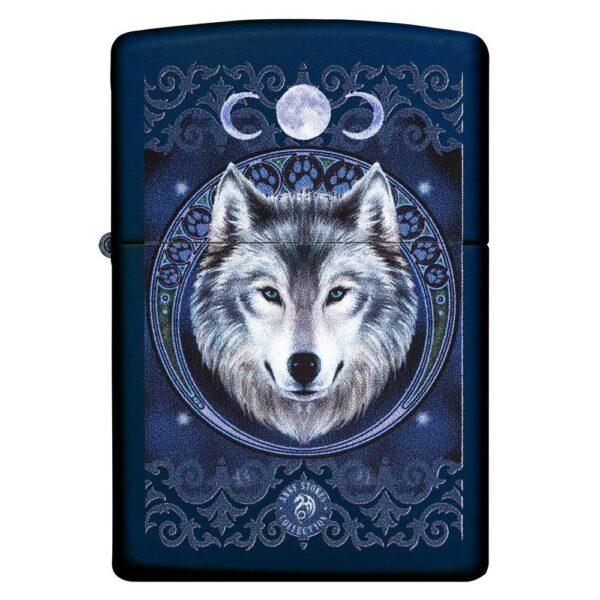 Zippo šķiltavas Anne Stokes Lunar Wolf Design Zippo šķiltavas Anne Stokes Lunar Wolf Design